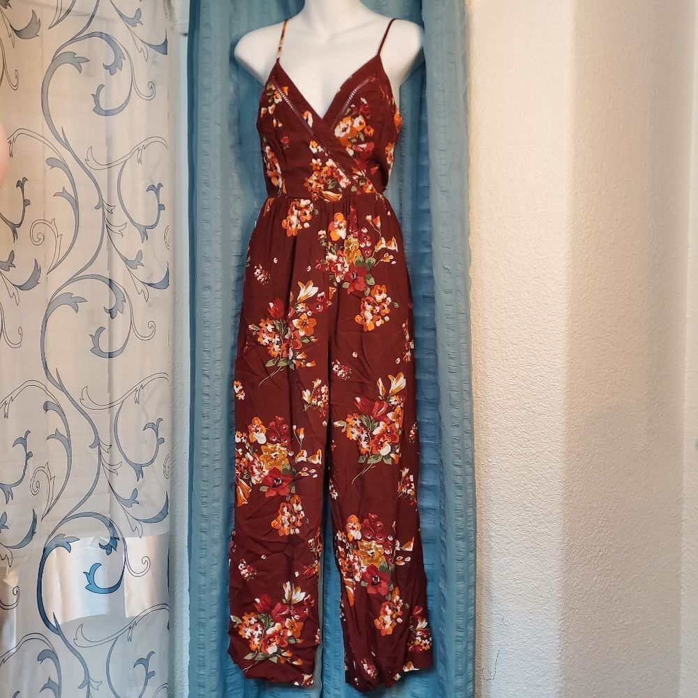 Bog collective floral jumpsuit